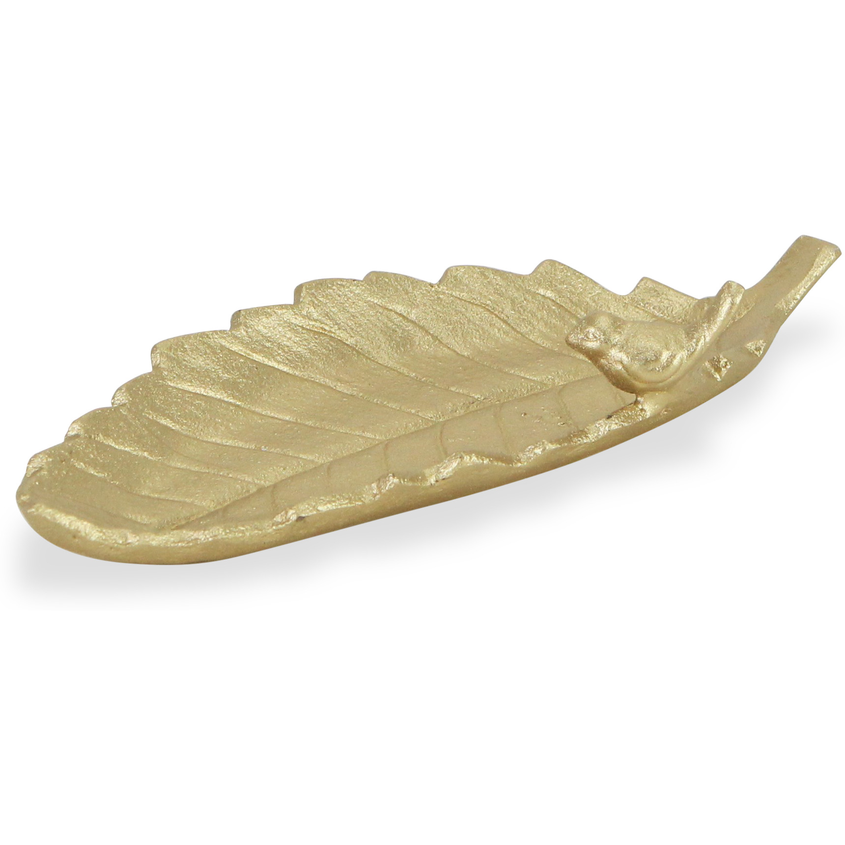 Elena Golden Cast Iron Leaf Tray