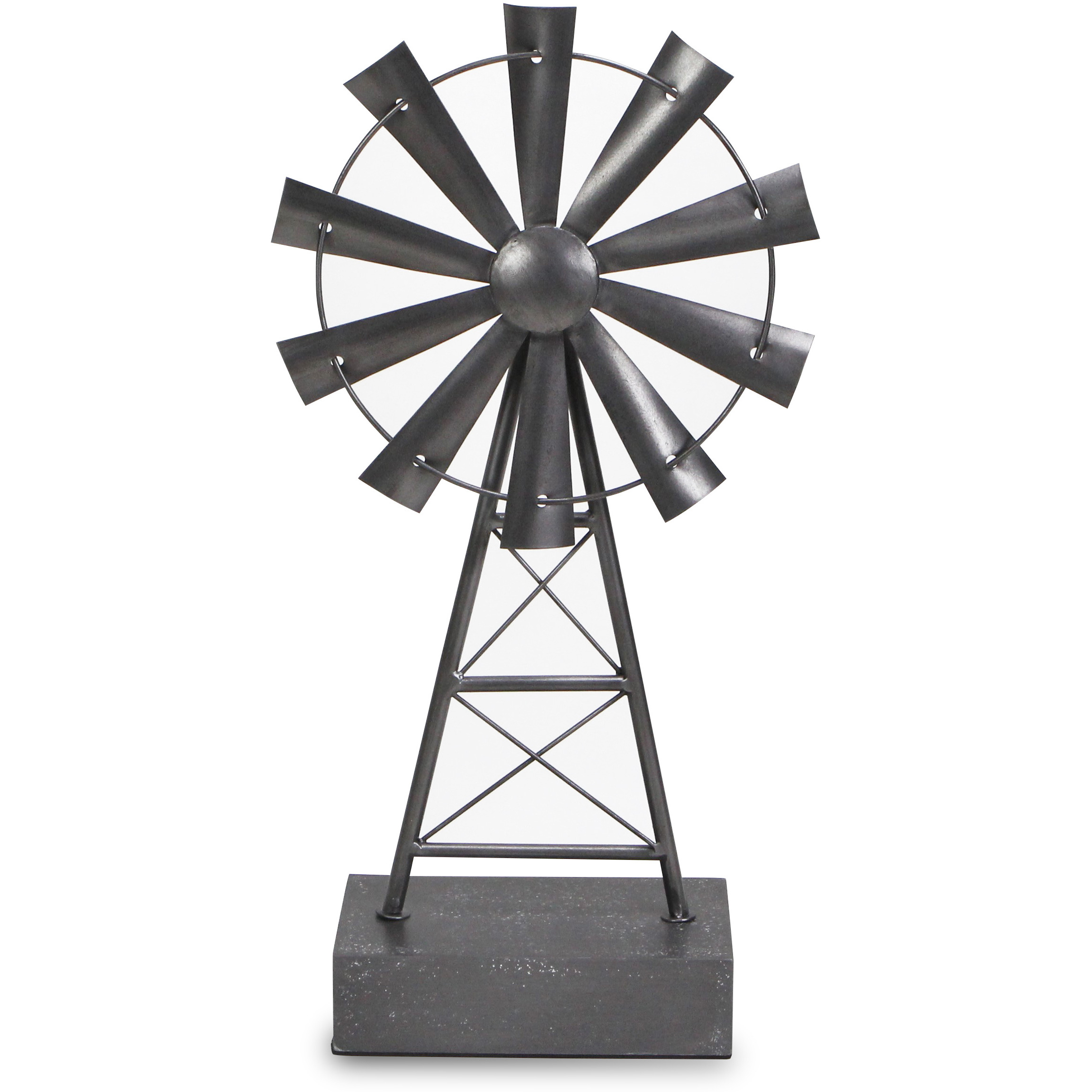 Fulvio Metal Windmill Table Decor - Large