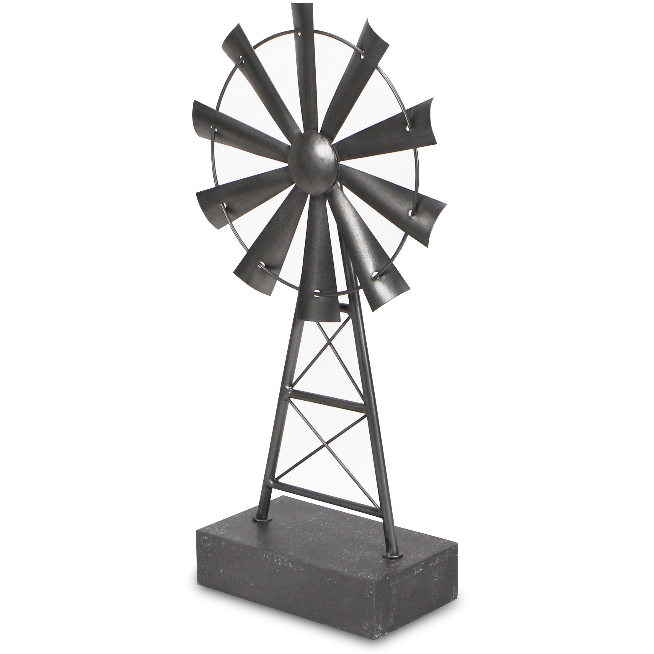 Fulvio Metal Windmill Table Decor - Large