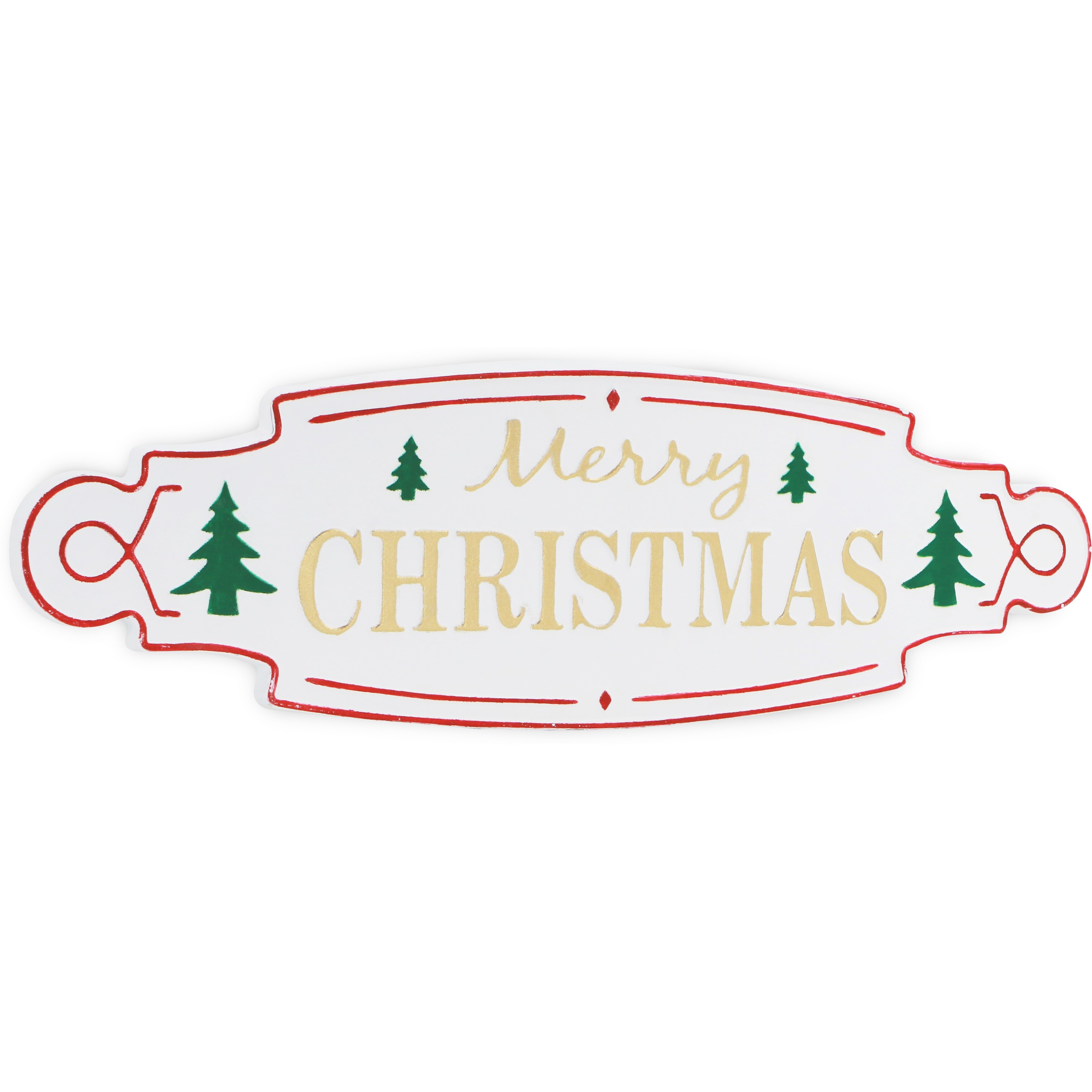 Menica Multicolor Merry Christmas Sign