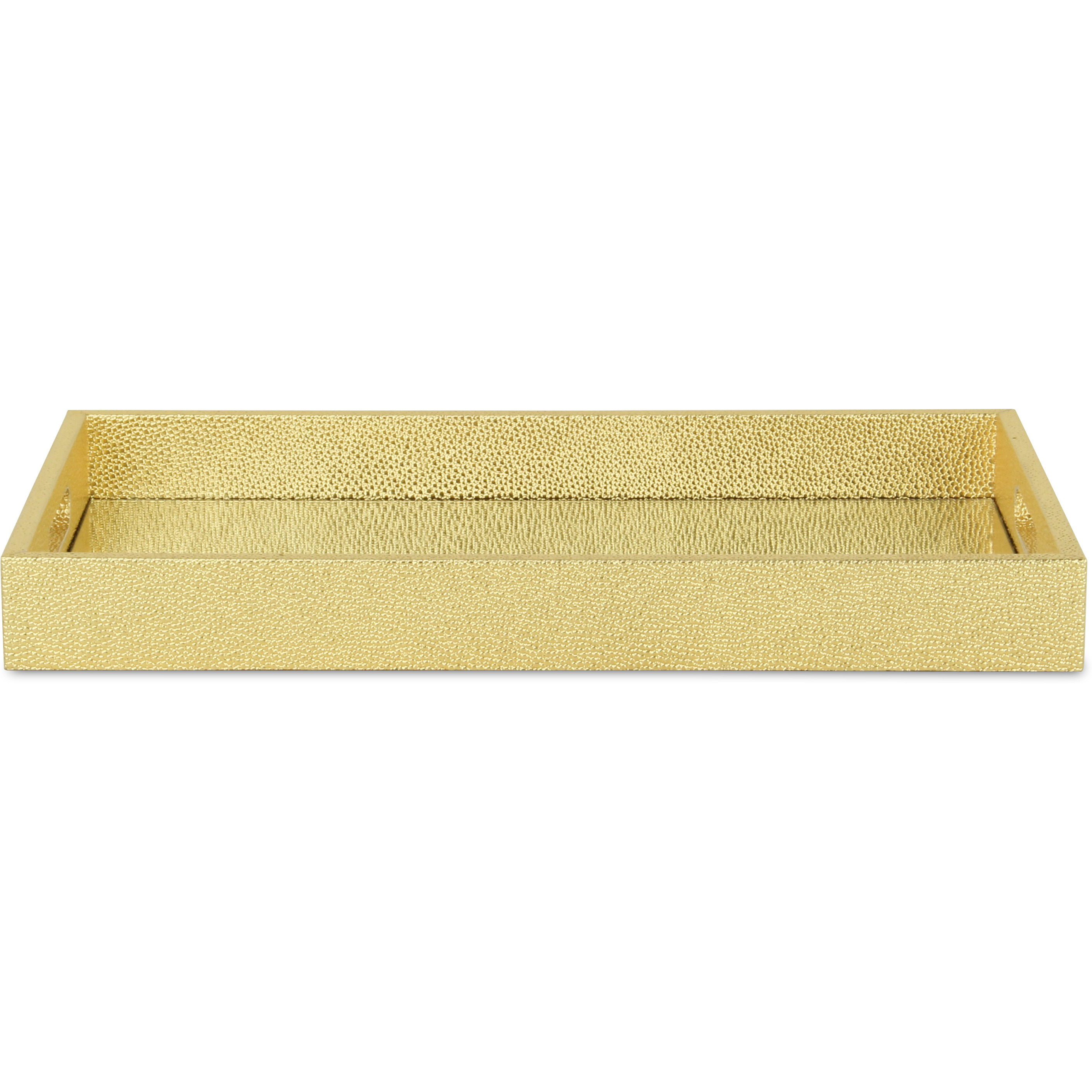 Labai Shagreen Mirrored Tray - Gold