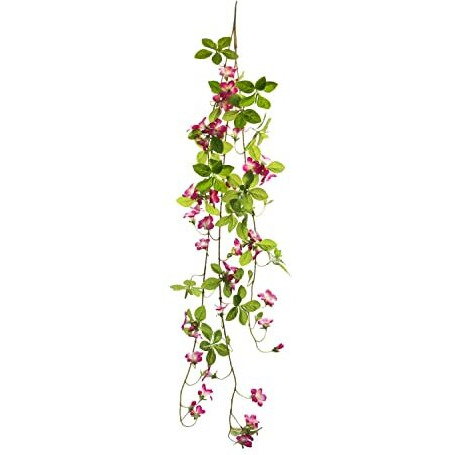 Pink Floral and Foliage Vine (Set of 6)