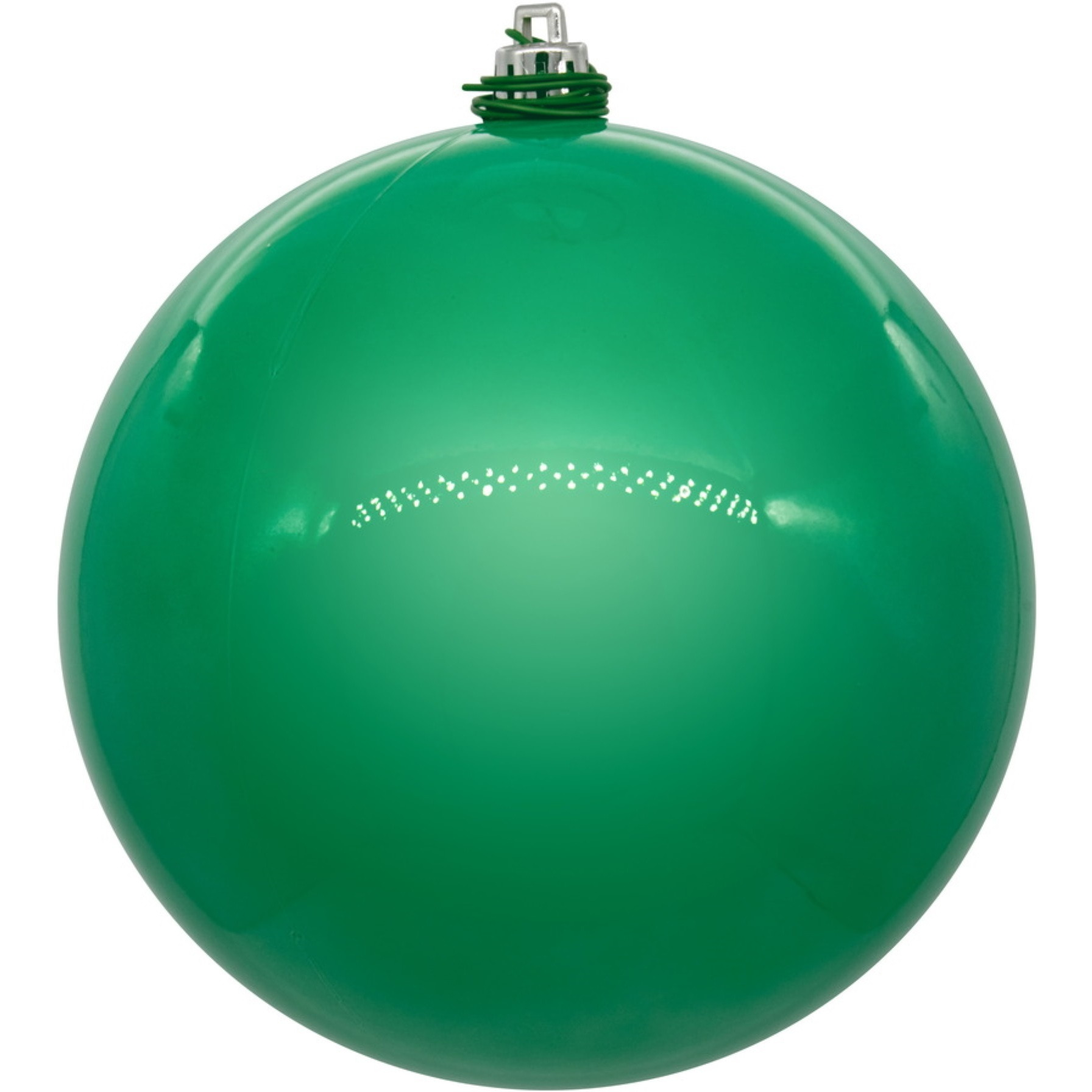 Vickerman 6" Teal Pearl UV Drilled Ball Ornament 4 per bag.