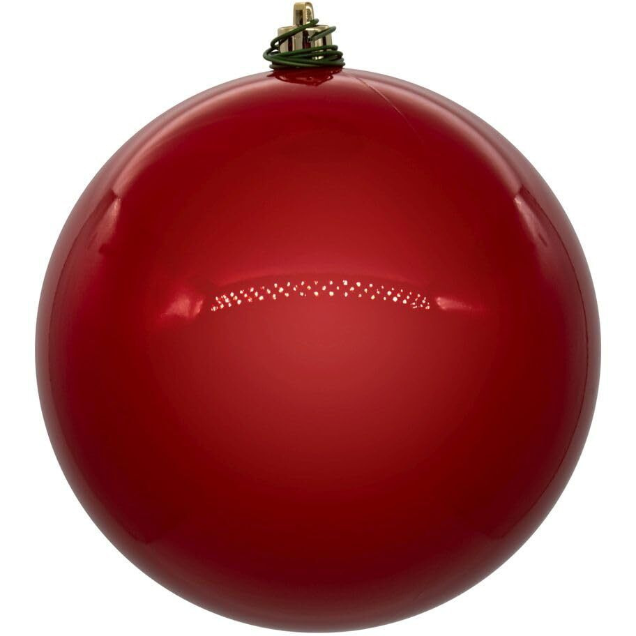Vickerman 6" Teal Pearl UV Drilled Ball Ornament 4 per bag.