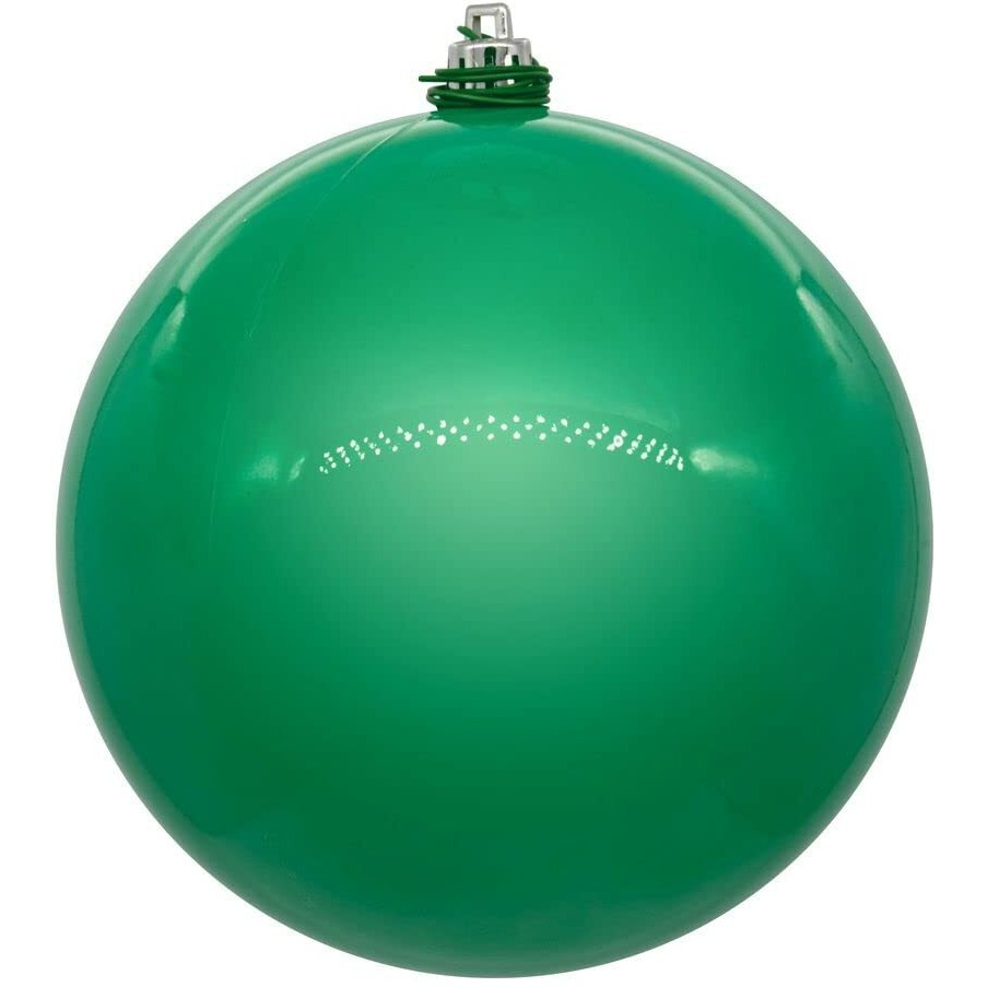 Vickerman 6" Teal Pearl UV Drilled Ball Ornament 4 per bag.