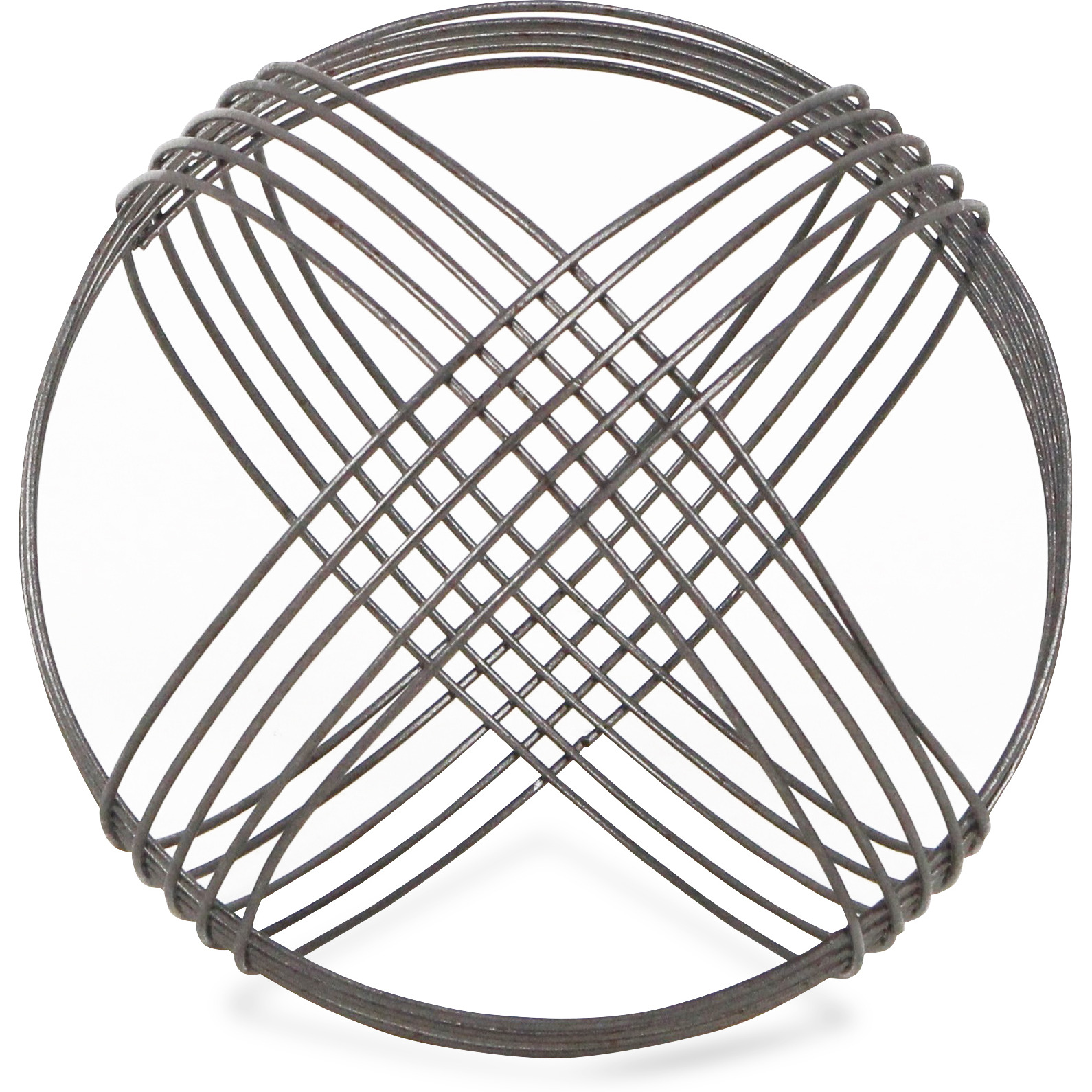 Morro SIlver Metal Orb - 8.25"