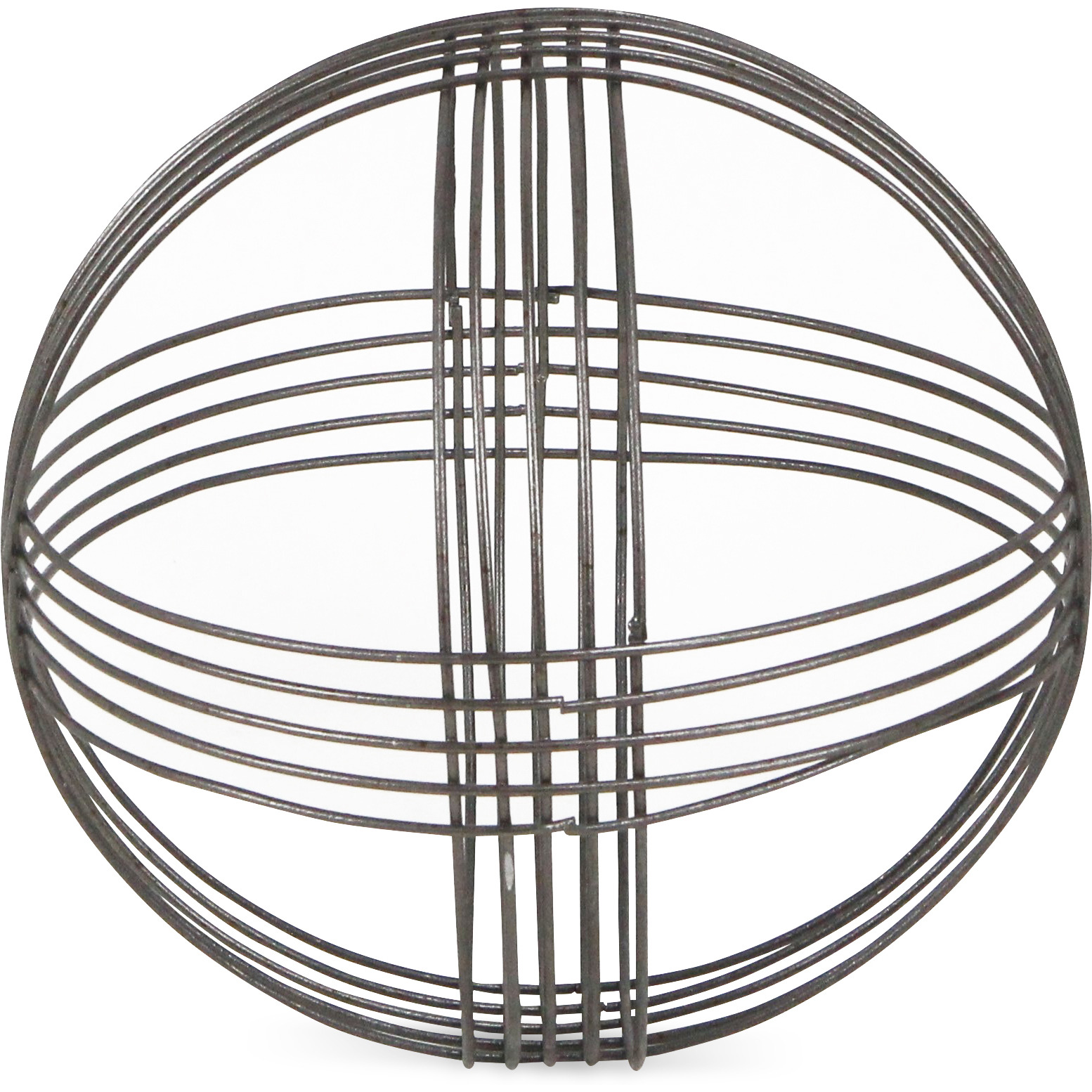 Morro SIlver Metal Orb - 8.25"