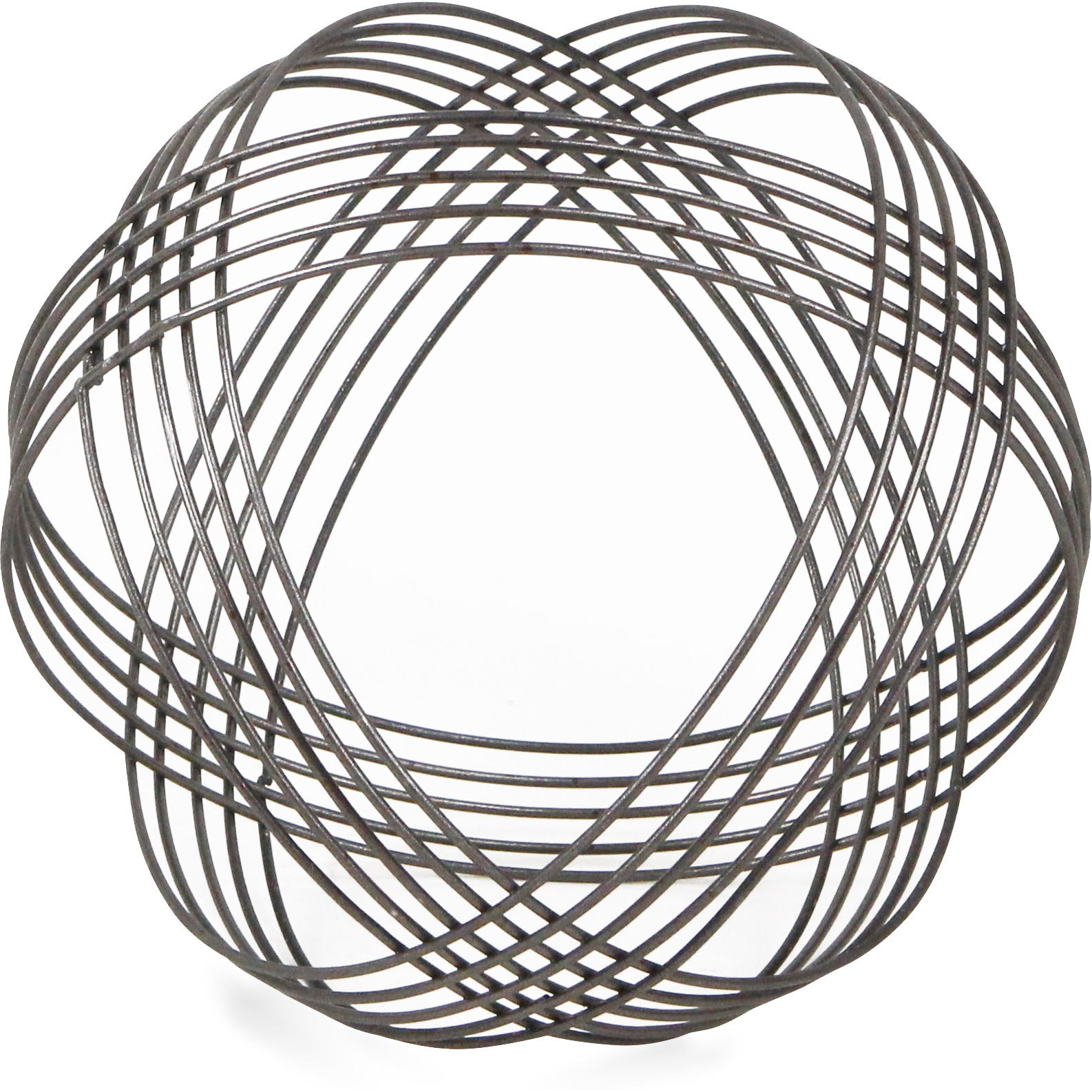 Morro SIlver Metal Orb - 8.25"