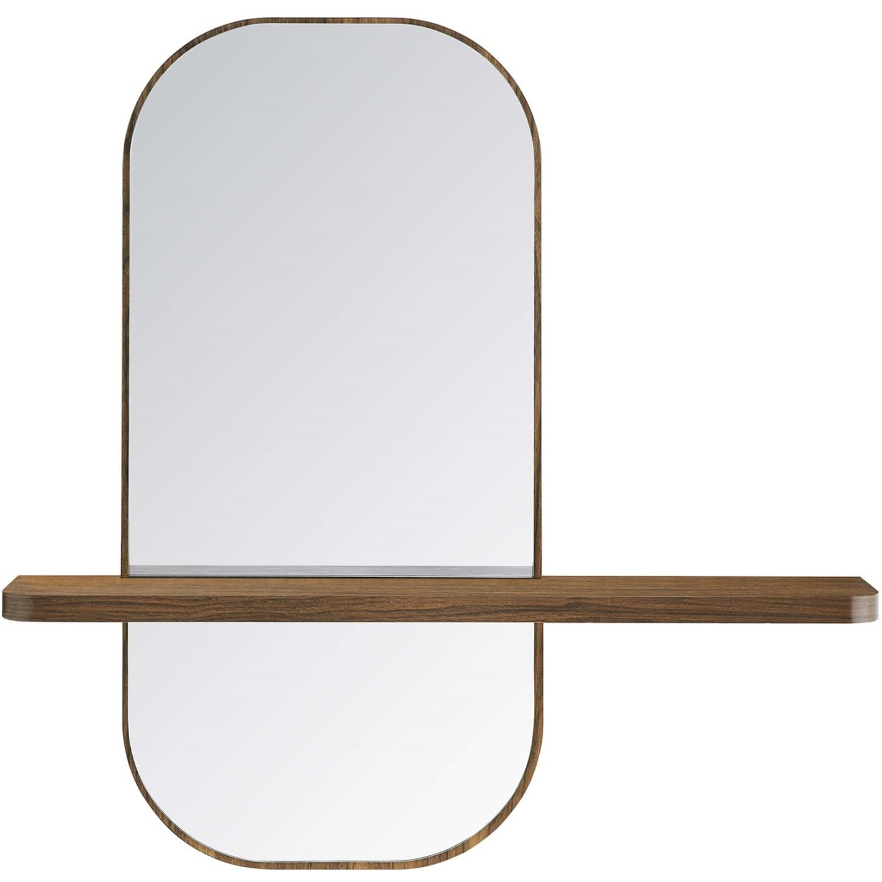 Solstice Mirror, Walnut