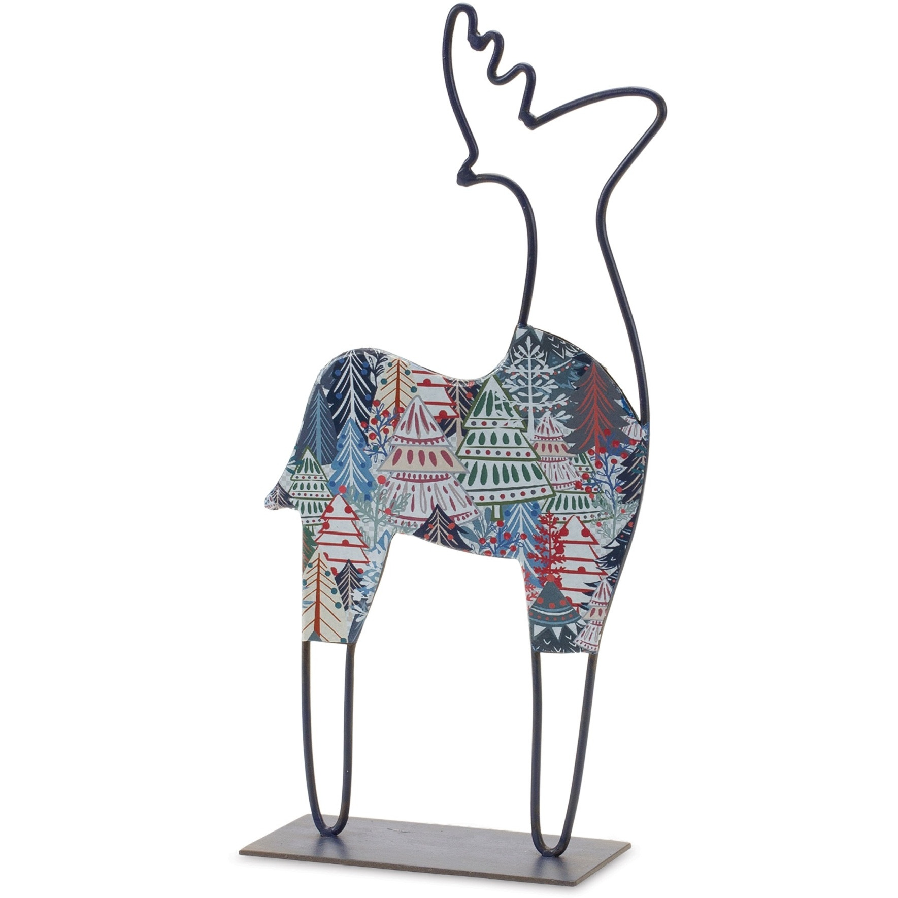 Metal Deer Tabletop Dcor (Set of 2)