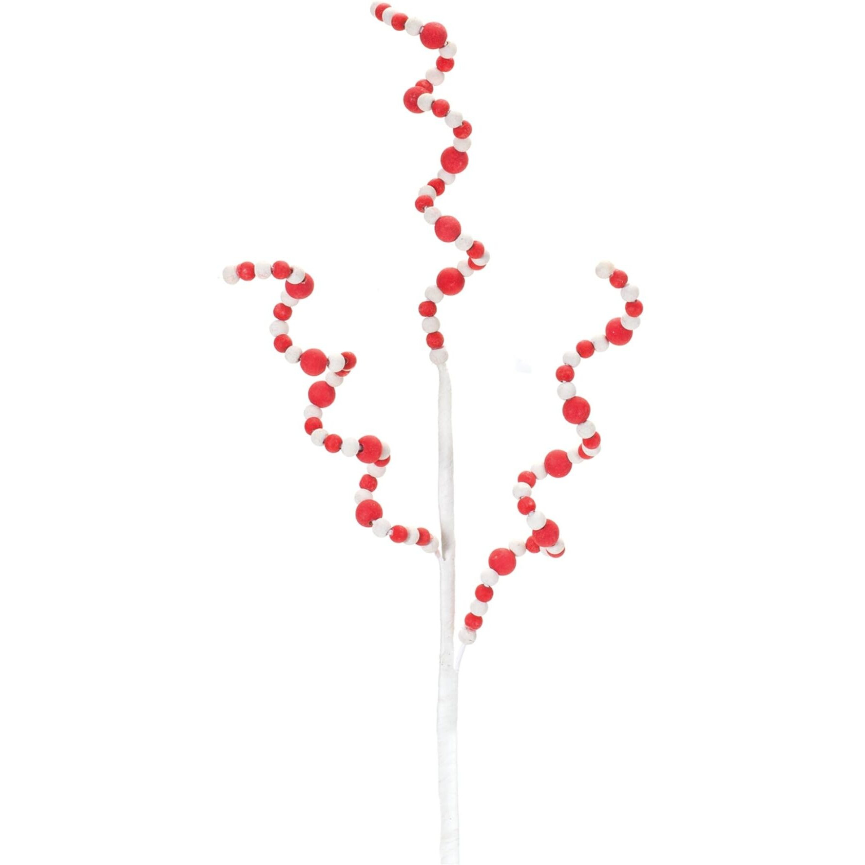 Wood Bead Swirl Spray (Set of 6)