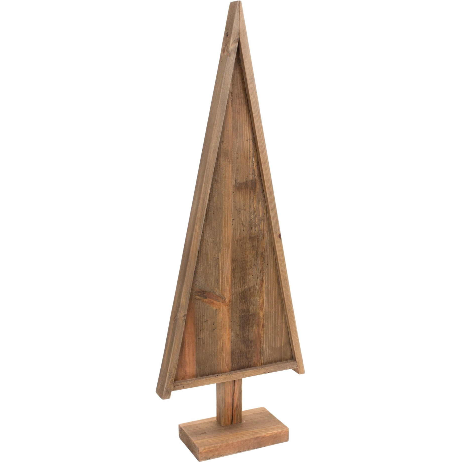 Natural Wood Pine Tree Shape 3.5'H