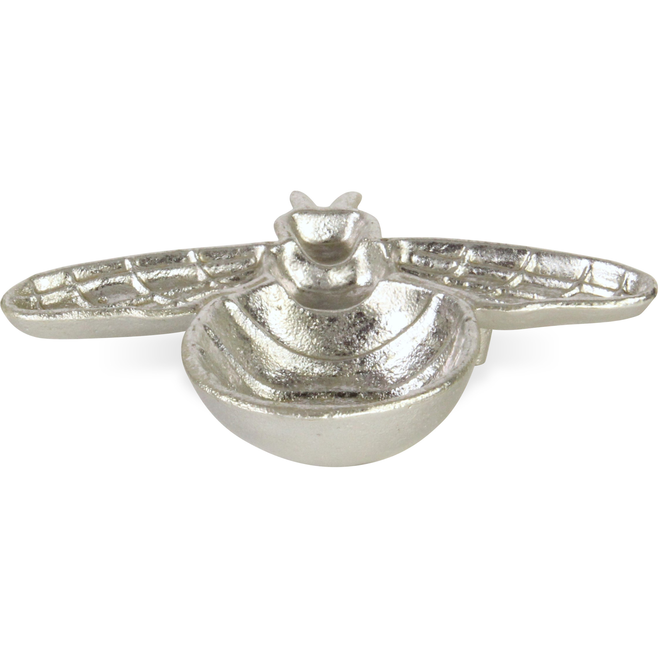 Roven Cast Iron Bumble Bee Dish - Silver
