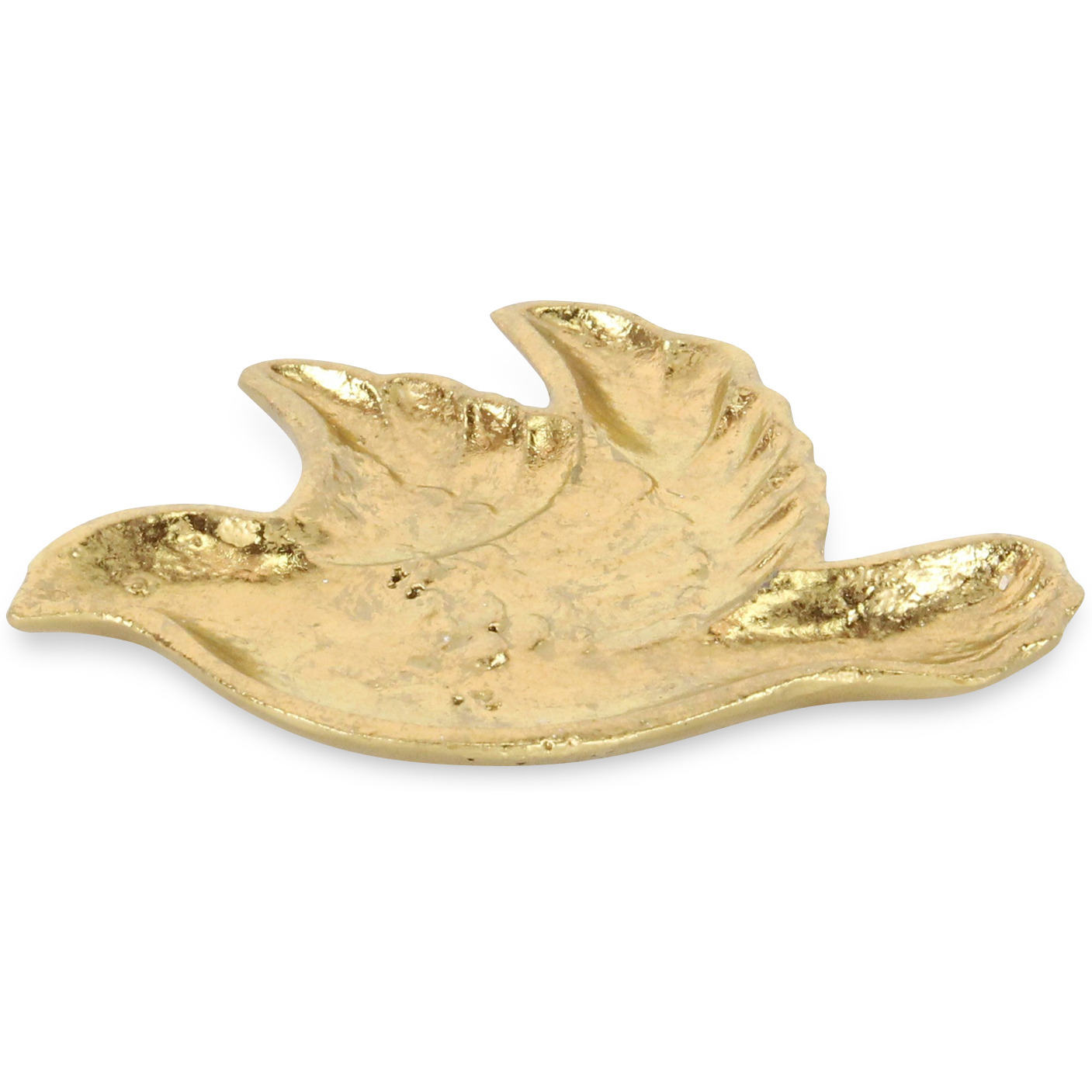 Lirondelle Gold Cast Iron Dove Dcor Dish