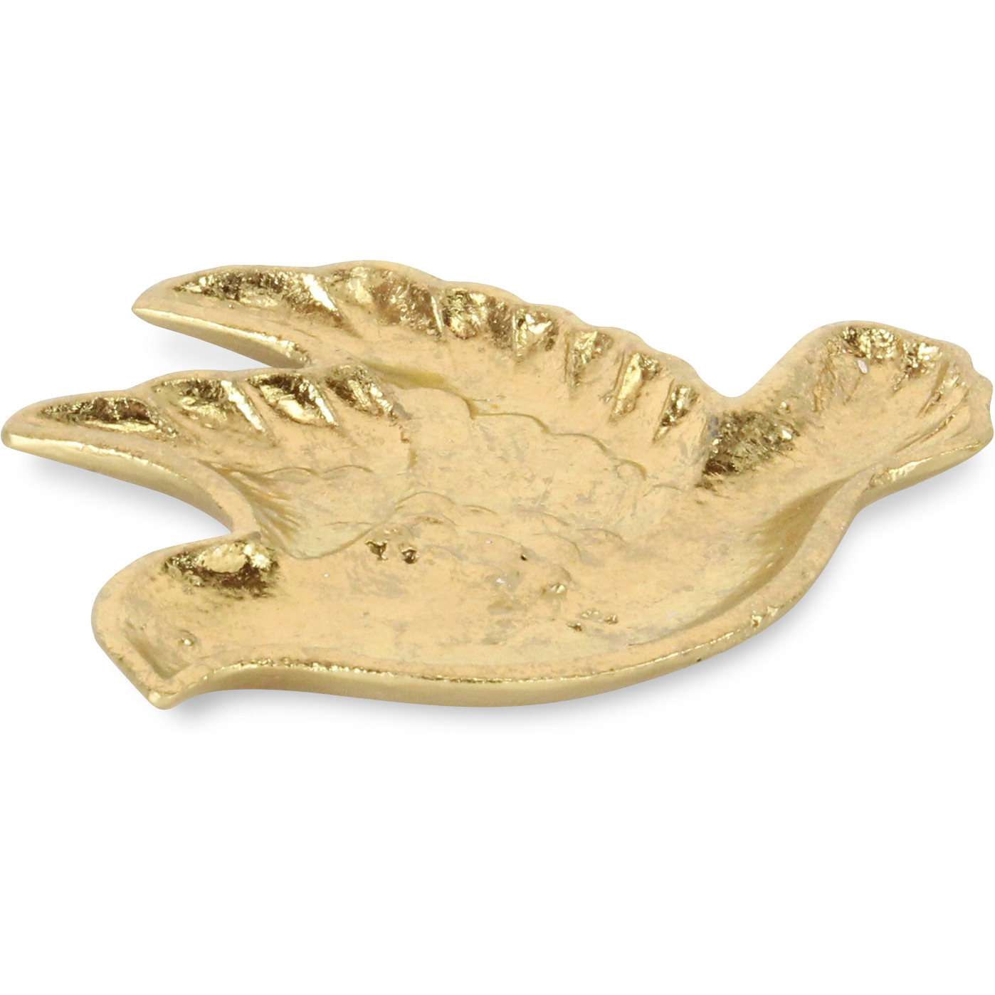 Lirondelle Gold Cast Iron Dove Dcor Dish