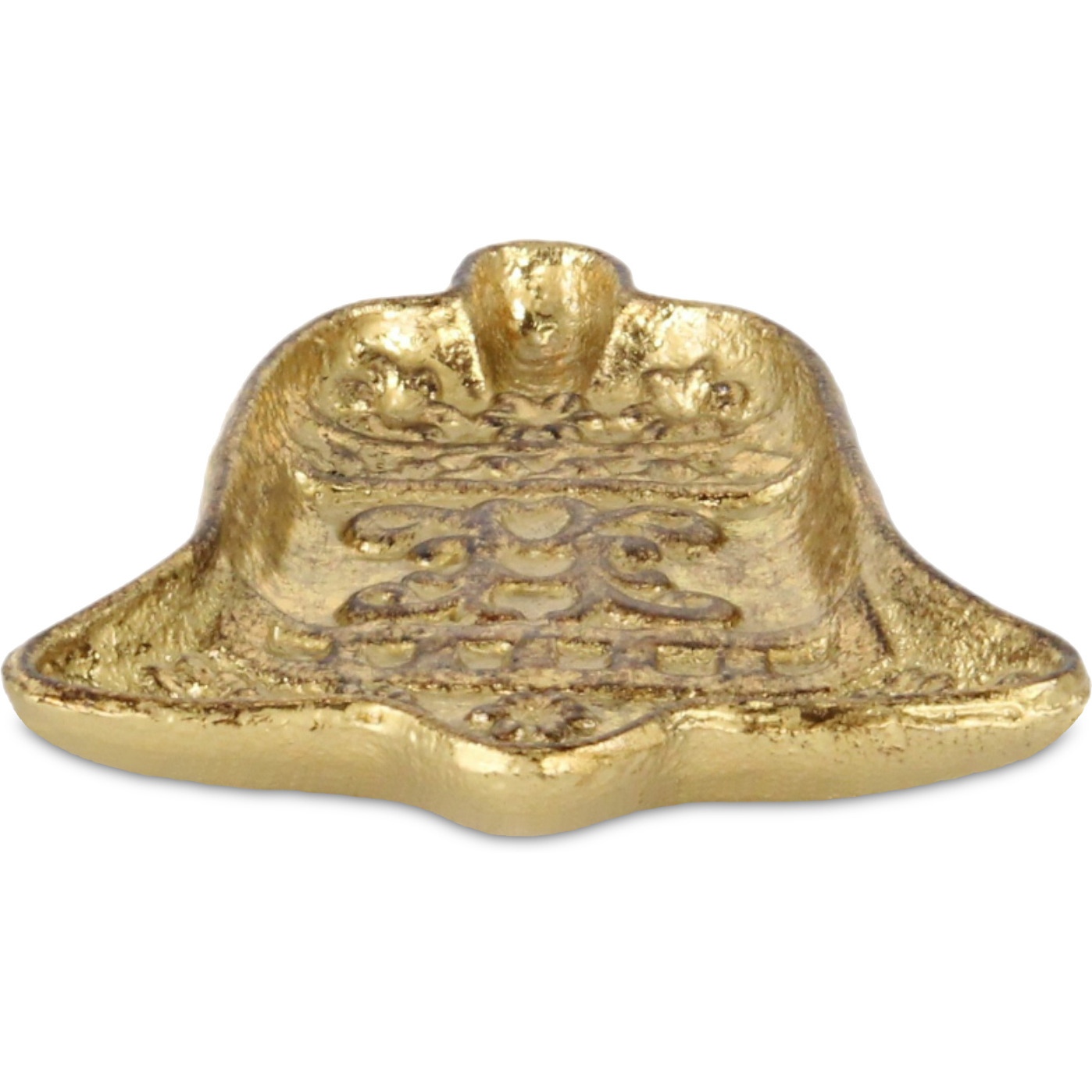Christmas Bell Cast Iron Gold Catchall Dish