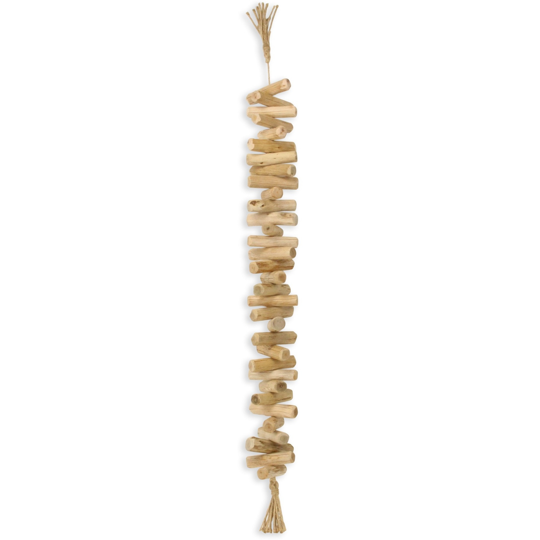Wistan Hanging Wood Bar Tassel Dcor - Large