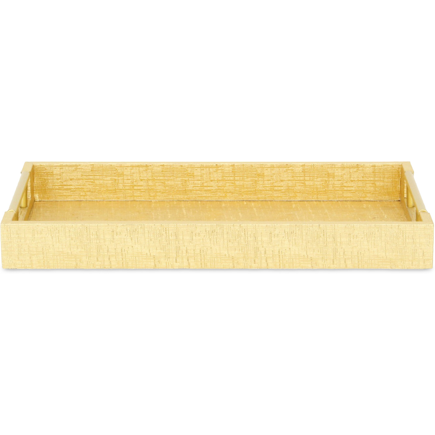 Lusan Vinyl Tray - Gold Faux Snakeskin