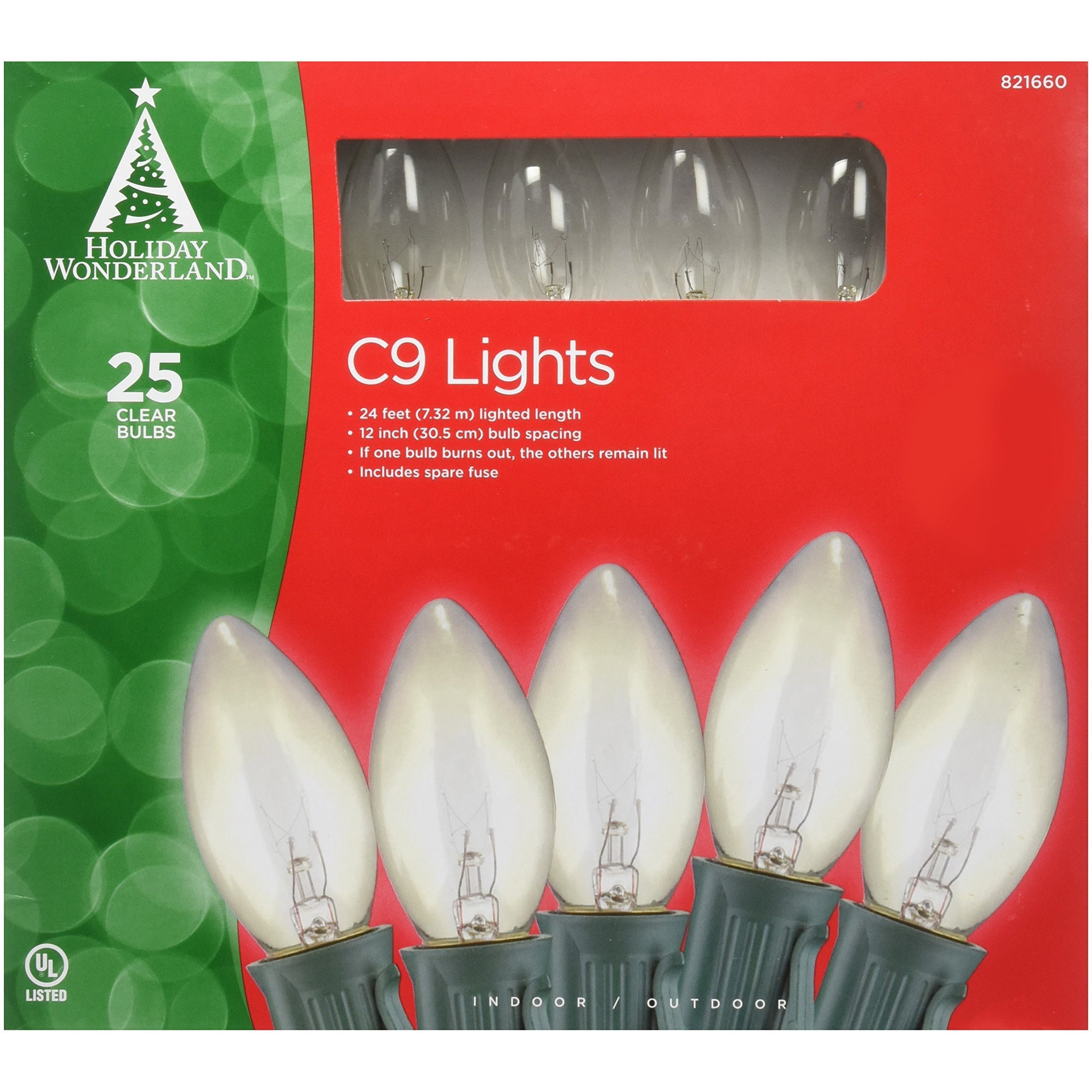 Noma Inliten 925C-88 25 Light- C9 Light Set- Clear