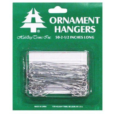 Holiday Trim 3925000 50 Count Gaint Ornament Hook - Silver