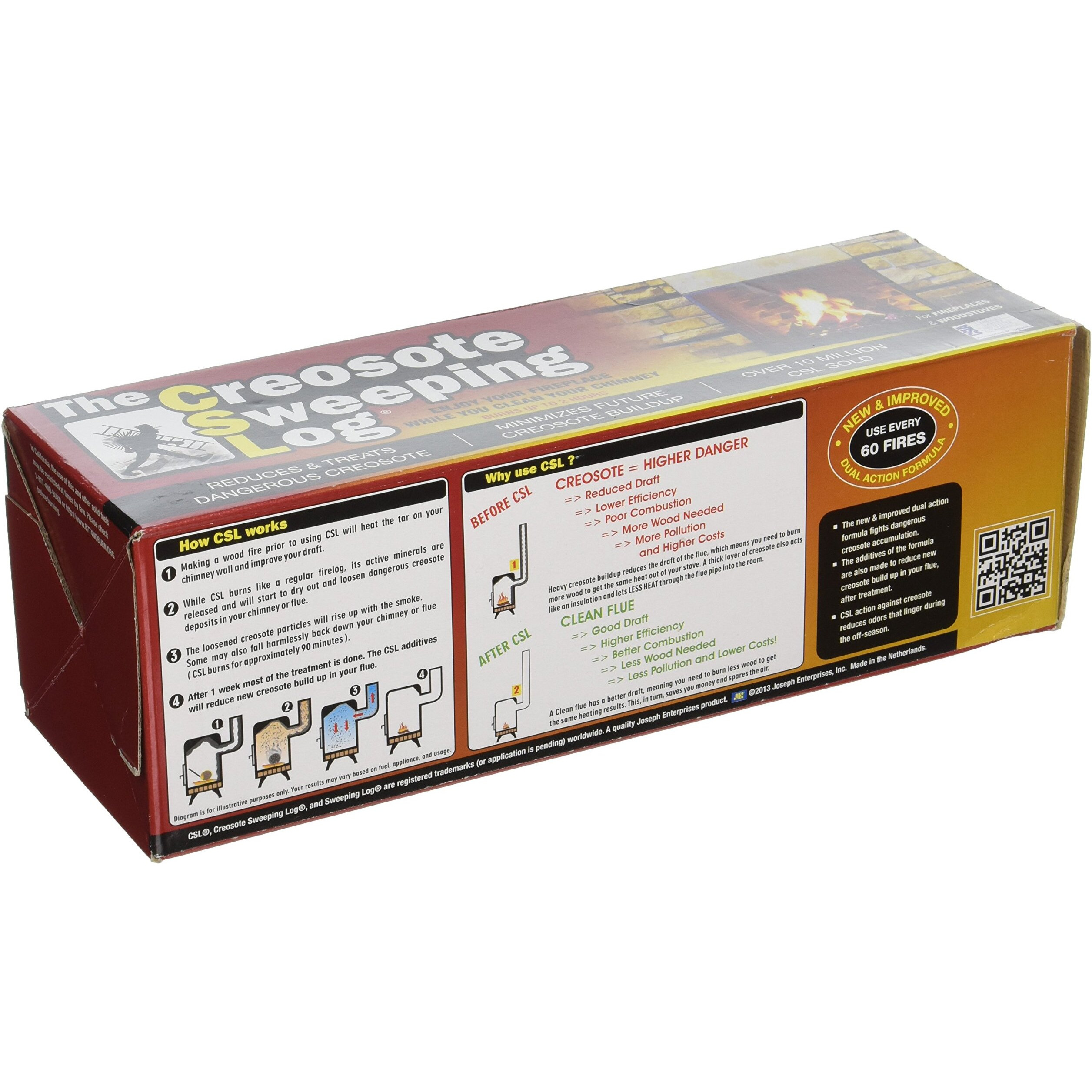 Joseph Enterprises SL 824-12 Creosote Sweeping Log