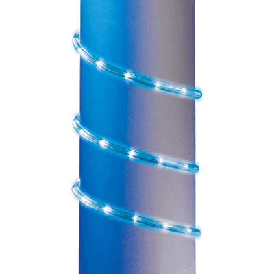 Noma Inliten 55042-88 HW 9 ft. Blue LED Rope Light Set