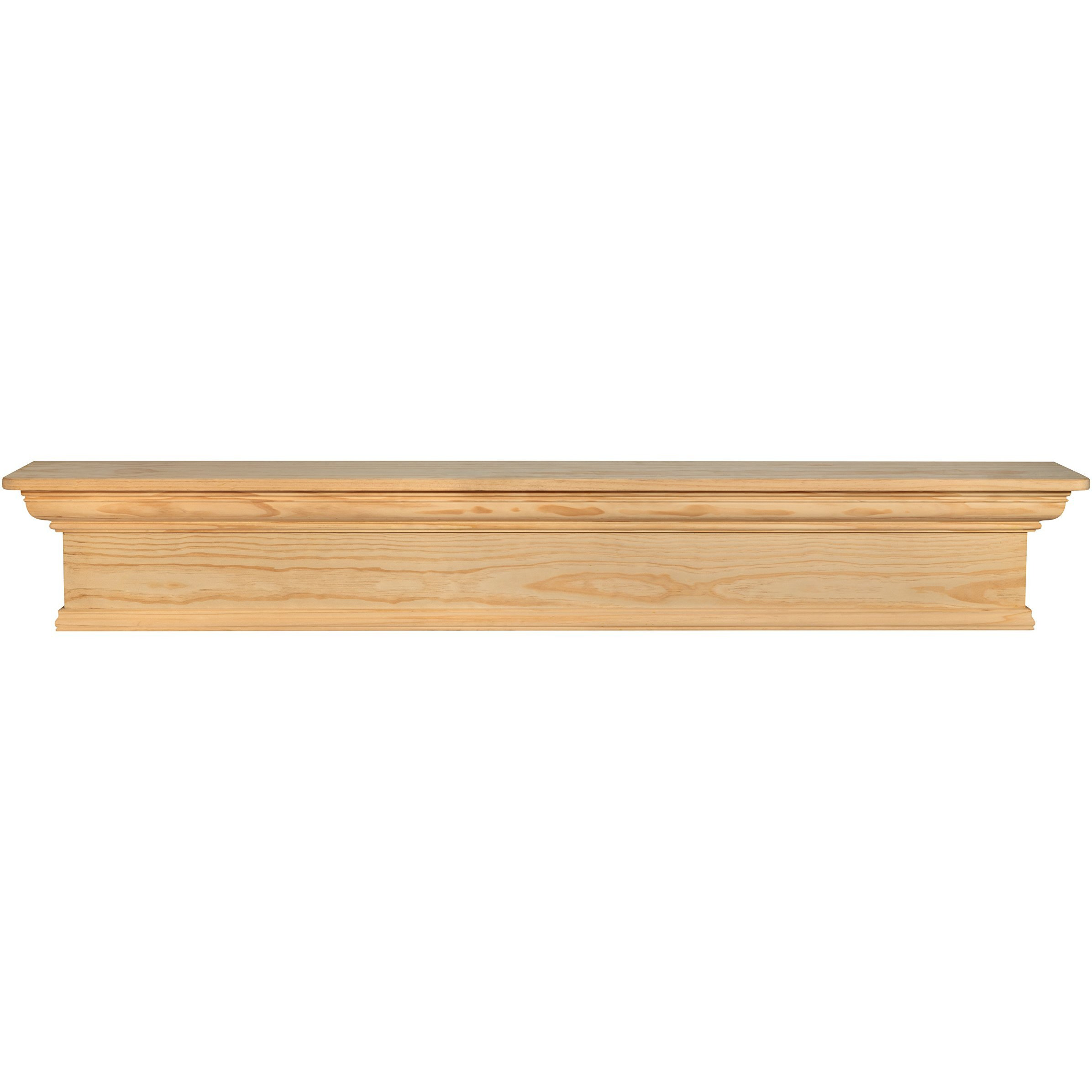 Pearl Mantels 420-72 The Savannah 72 in. Shelf or Mantel Shelf- Unfinished