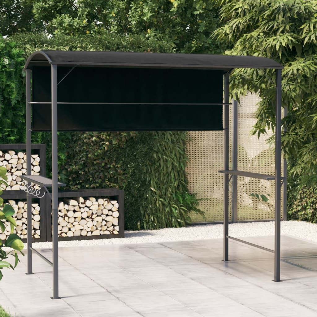 vidaXL Gazebo with Roof 86.6x43.3x78.7 Anthracite