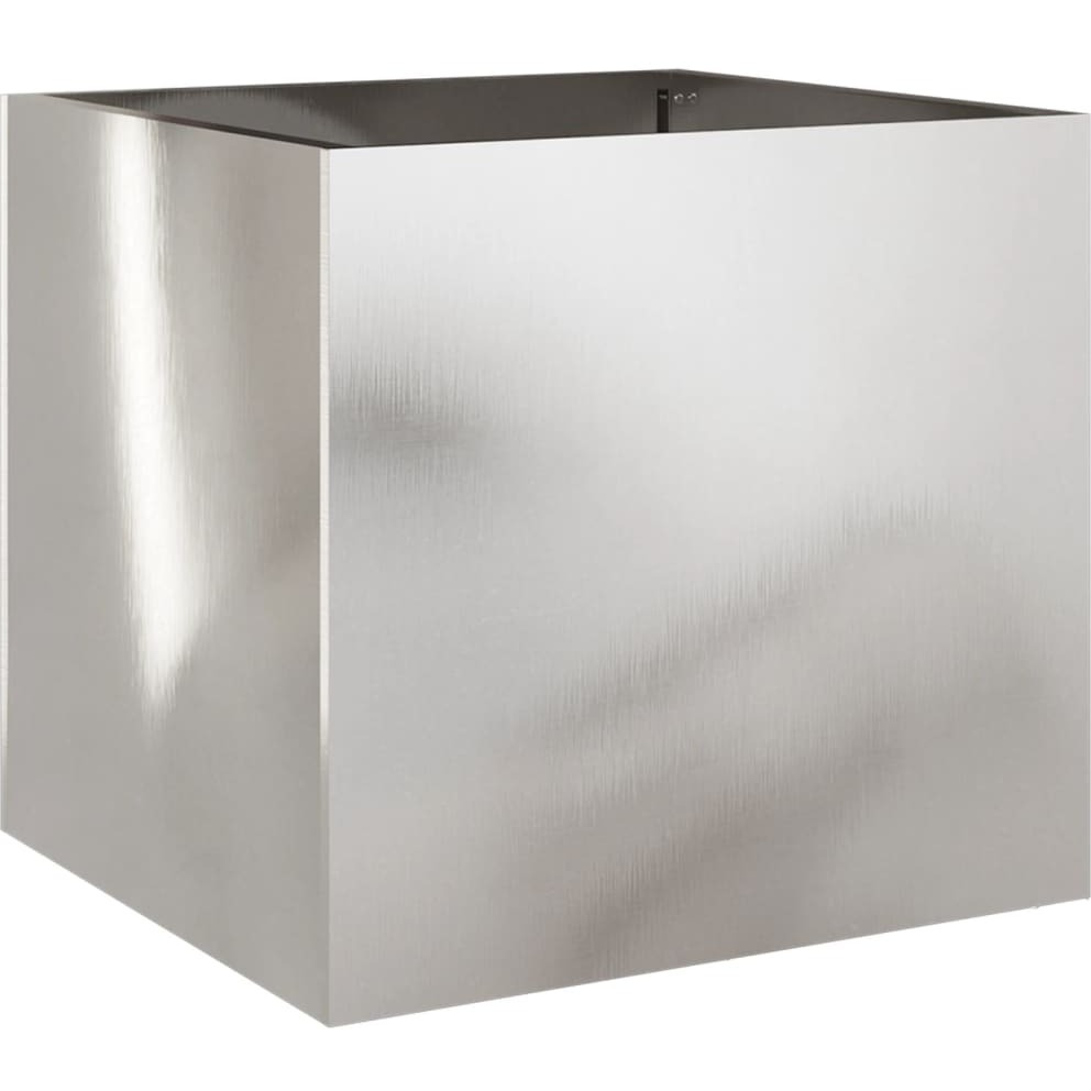vidaXL Planter Silver 16.5x15.7x15.4 Stainless Steel