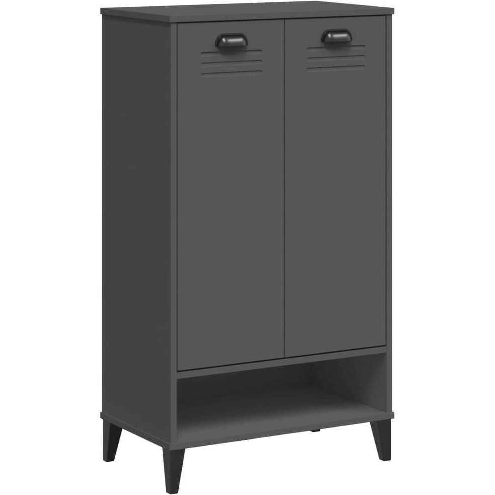 vidaXL Shoe Cabinet VIKEN Anthracite Gray Engineered Wood