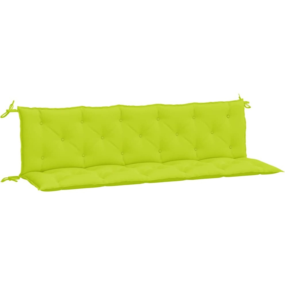 vidaXL Garden Bench Cushions 2 pcs Bright Green 70.9x19.7x2.8 Oxford Fabric