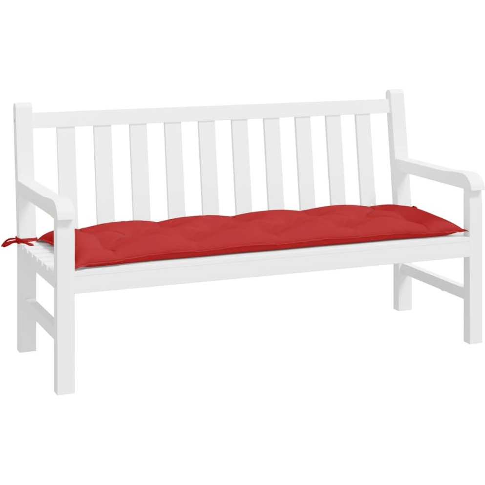 vidaXL Garden Bench Cushion Red 59.1x19.7x2.8 Oxford Fabric