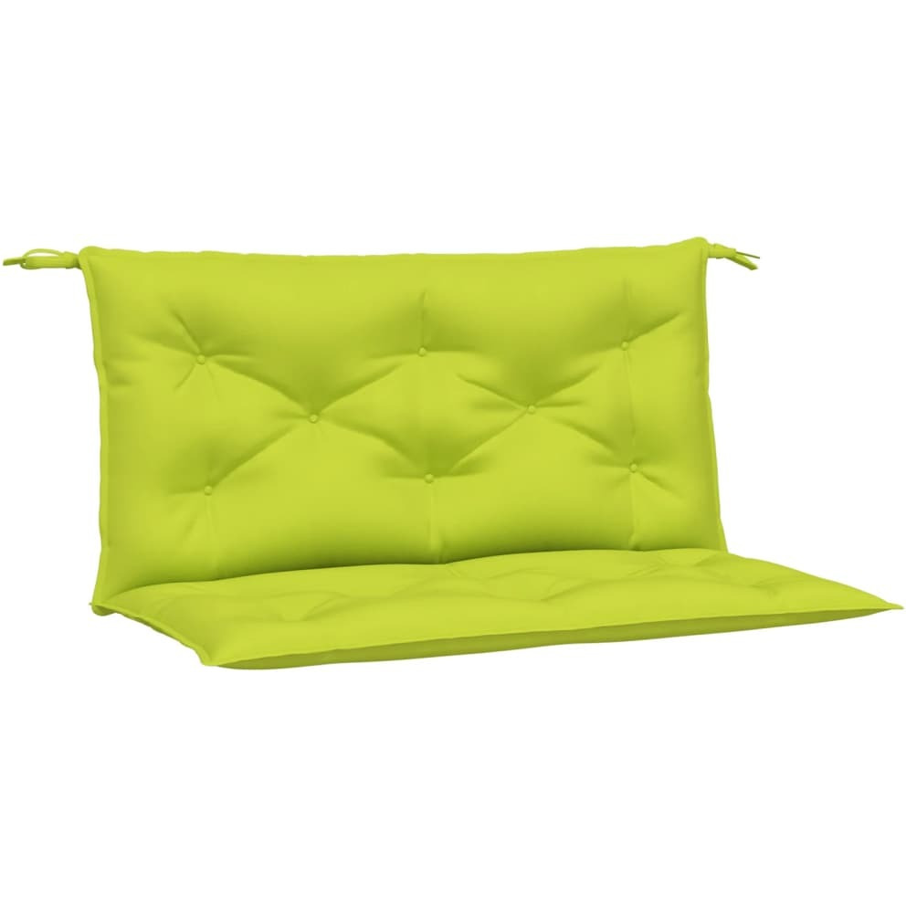 vidaXL Garden Bench Cushions 2 pcs Bright Green 39.4x19.7x2.8 Oxford Fabric