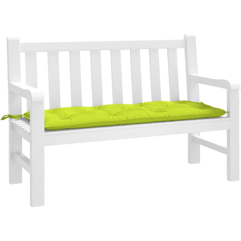 vidaXL Garden Bench Cushion Bright Green 47.2x19.7x2.8 Oxford Fabric