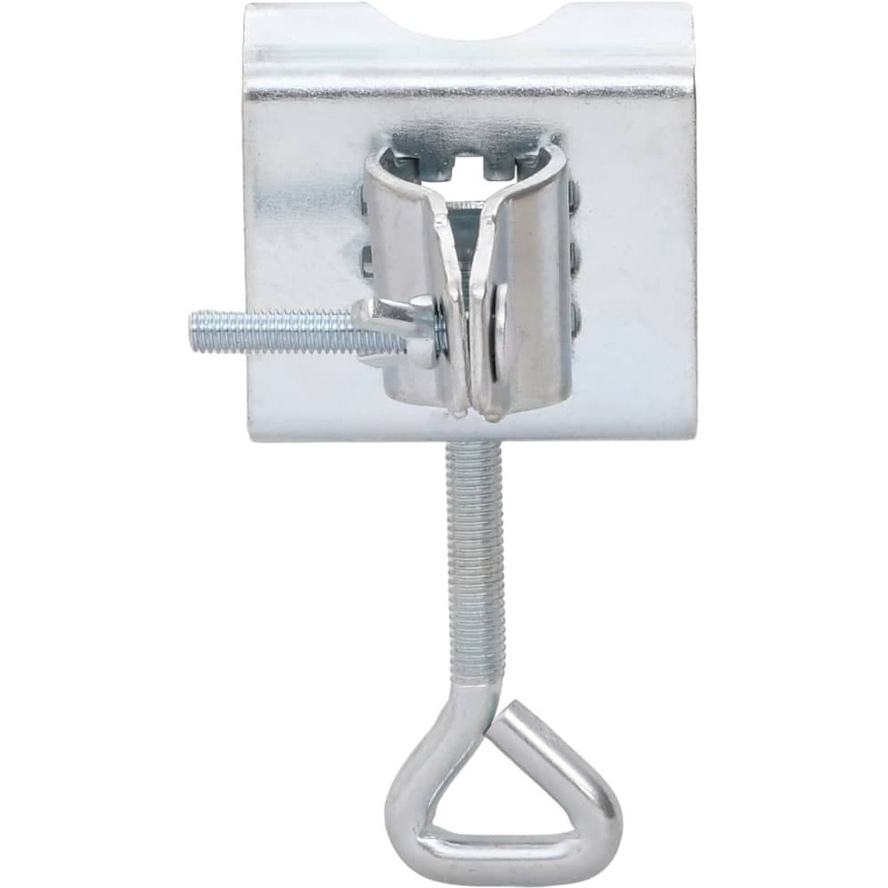 vidaXL Umbrella Clamps for Balcony 2 pcs 1.3 Galvanized Steel