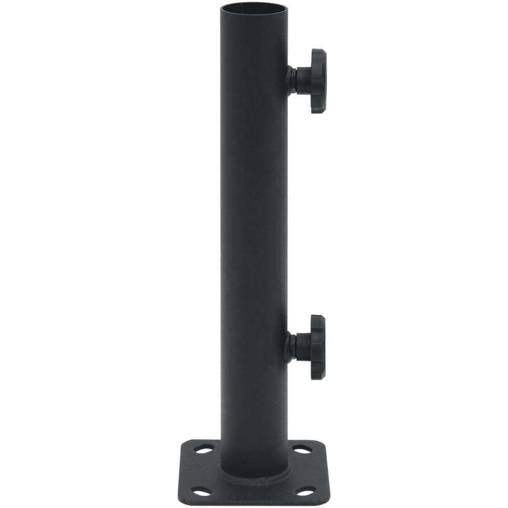 vidaXL Parasol Base for 1.3/1.3/1.5 Pole Matt Black Steel