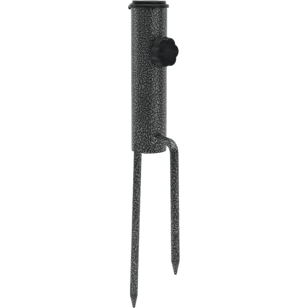 vidaXL Parasol Stands with Spikes 2 pcs 3.5x13.8 Galvanized Steel