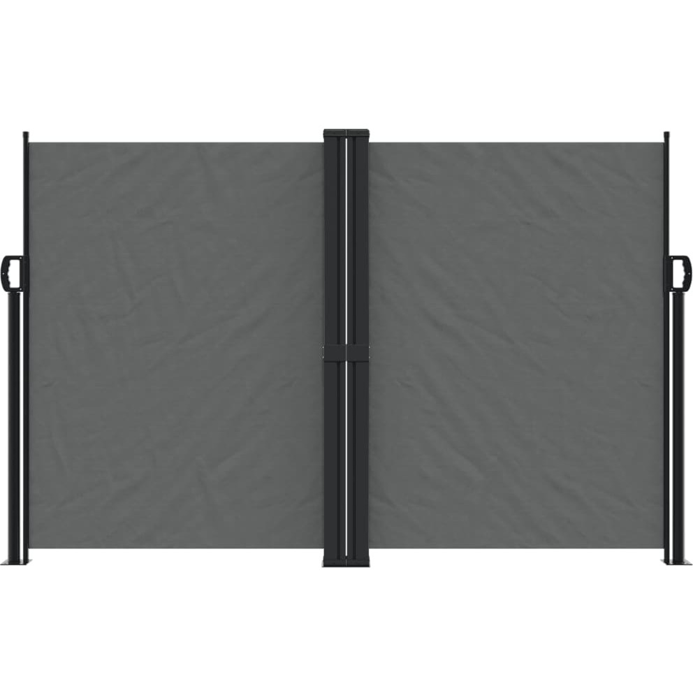 vidaXL Retractable Side Awning Anthracite 63x472.4