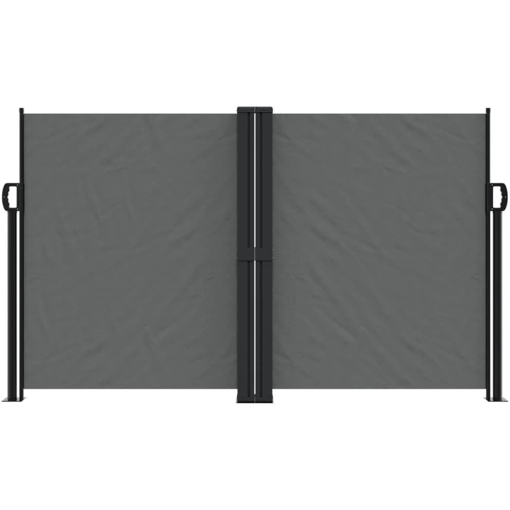 vidaXL Retractable Side Awning Anthracite 55.1x472.4