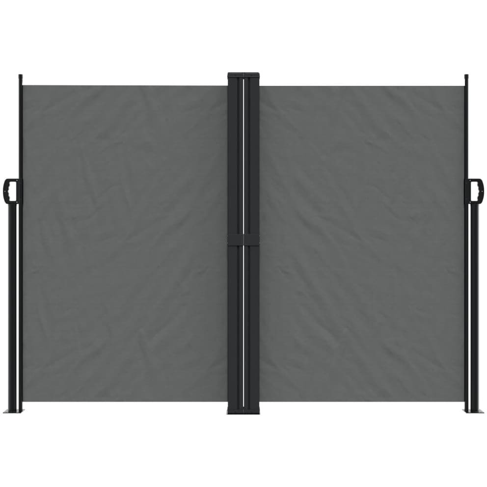 vidaXL Retractable Side Awning Anthracite 70.9x393.7