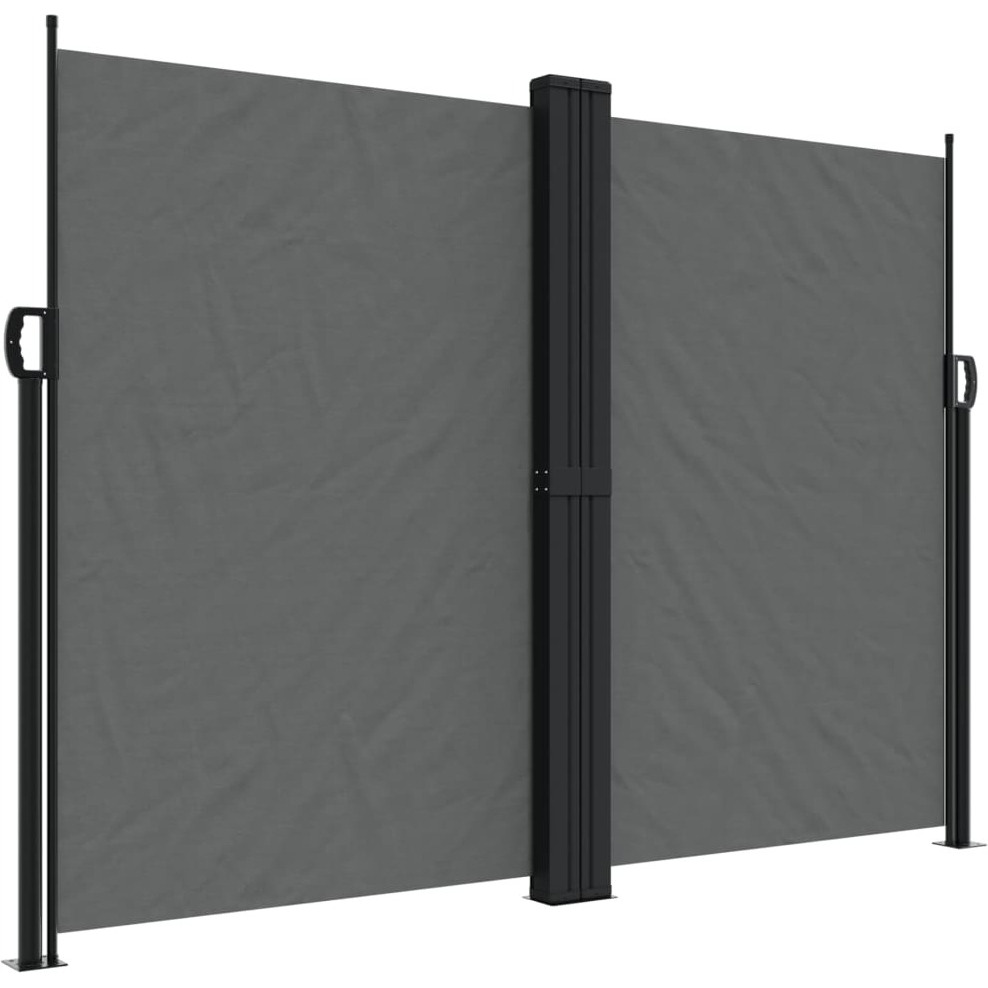 vidaXL Retractable Side Awning Anthracite 70.9x393.7