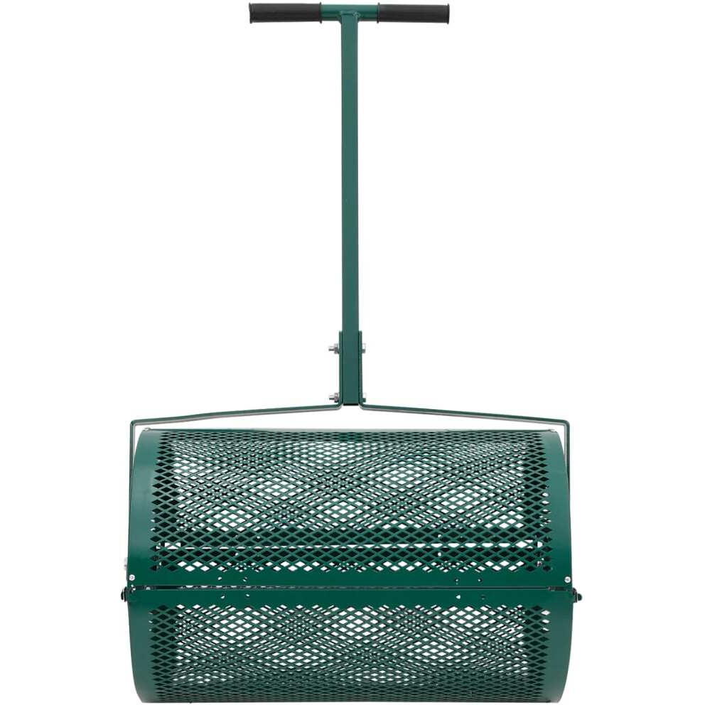 vidaXL Compost Spreader Green 15.7x23.6 Steel