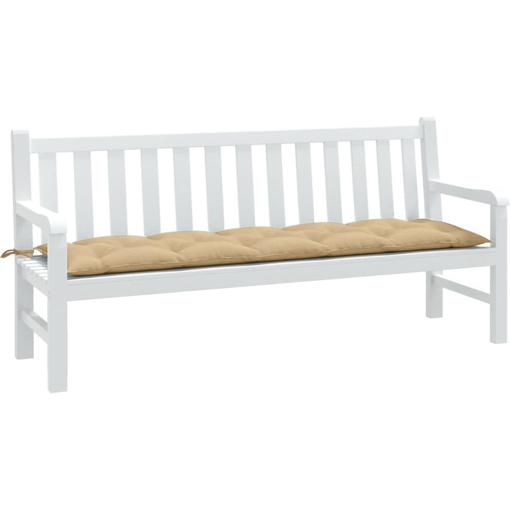 vidaXL Garden Bench Cushion Melange Beige 70.9x19.7x2.8 Fabric