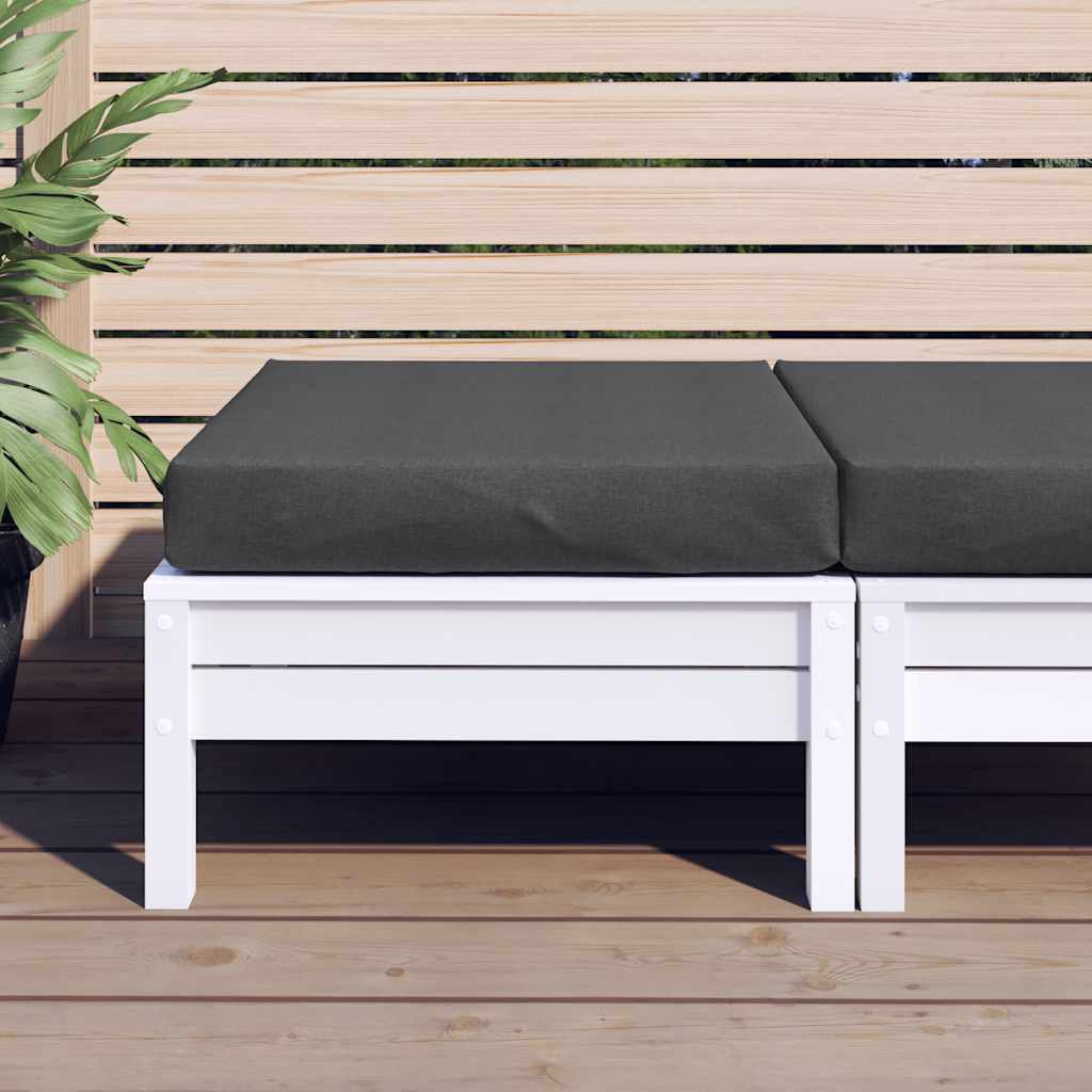 vidaXL Pallet Cushion Melange Anthracite 23.6x23.6x3.9 Fabric