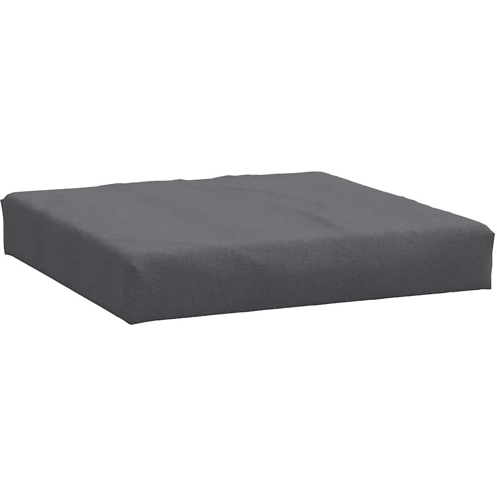 vidaXL Pallet Cushion Melange Anthracite 23.6x23.6x3.9 Fabric
