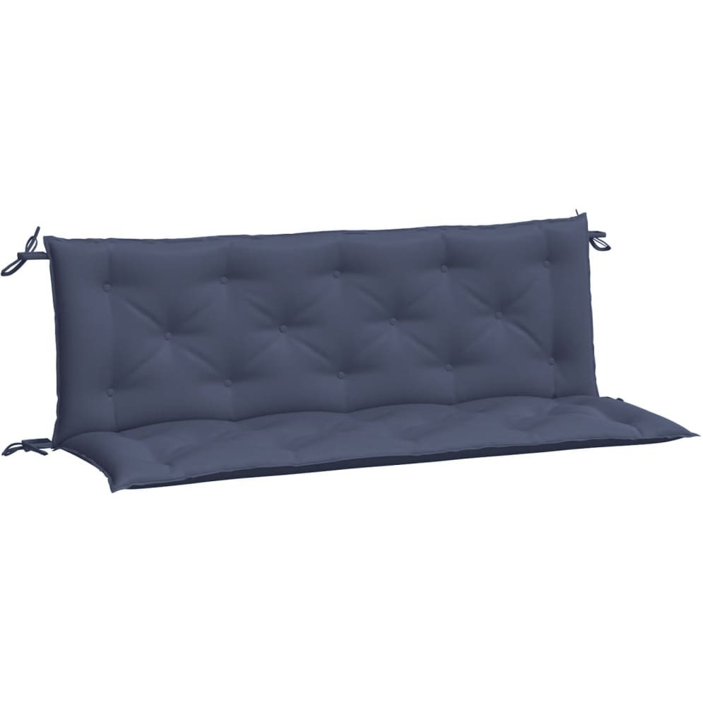 vidaXL Garden Bench Cushions 2pcs Navy Blue 59.1x19.7x2.8 Oxford Fabric