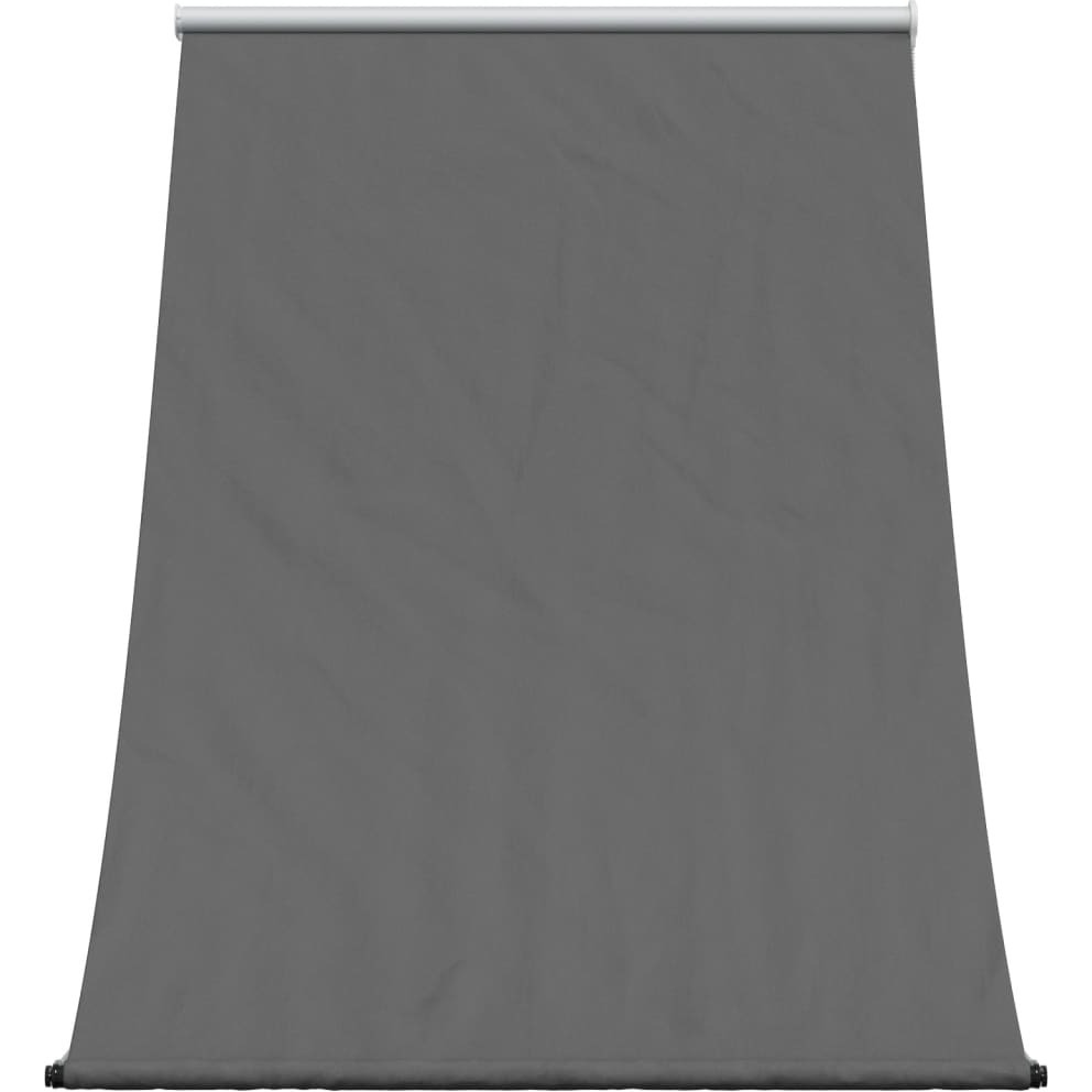 vidaXL Retractable Awning Anthracite 59.1x59.1 Fabric and Steel