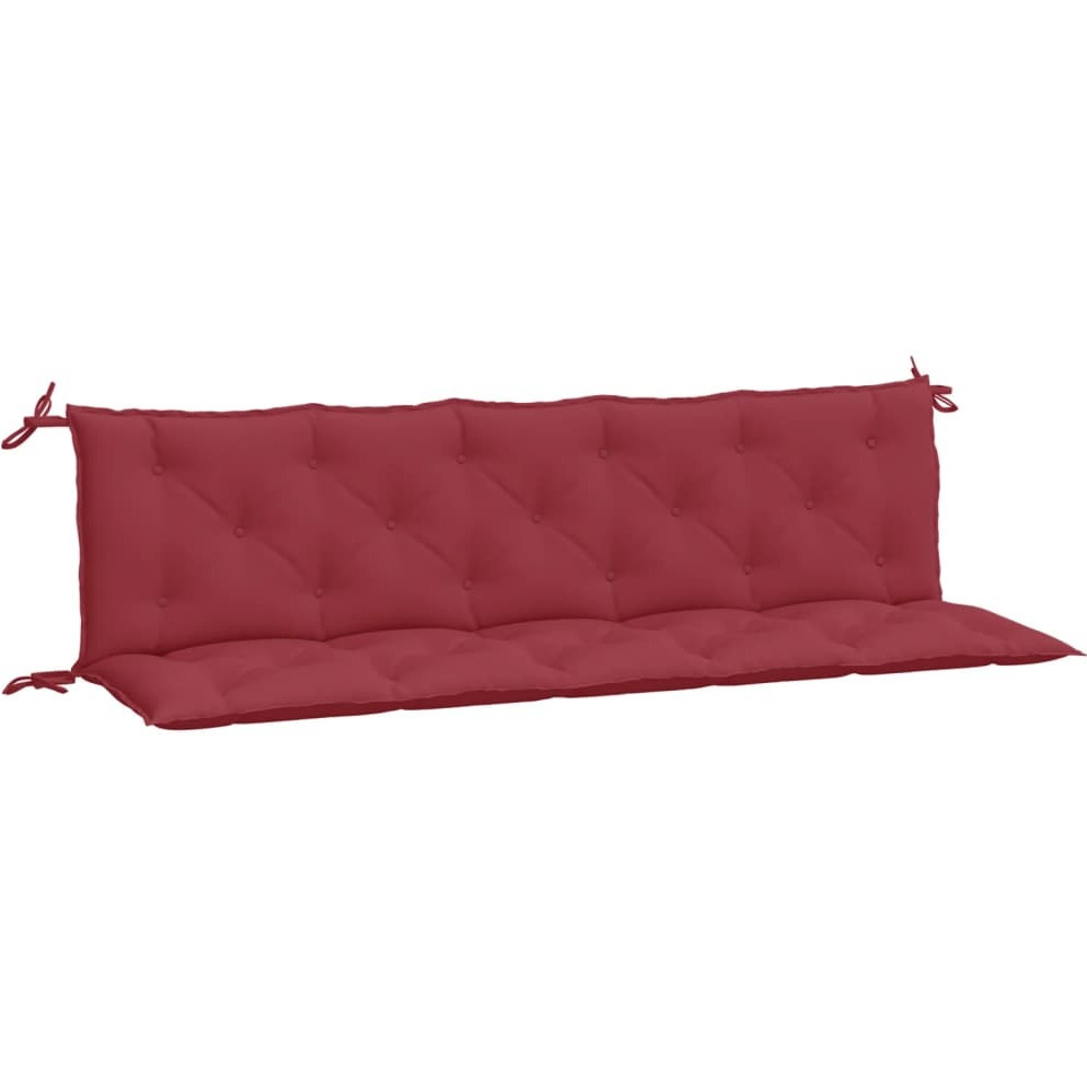 vidaXL Garden Bench Cushions 2 pcs Wine Red 70.9x19.7x2.8 Oxford Fabric