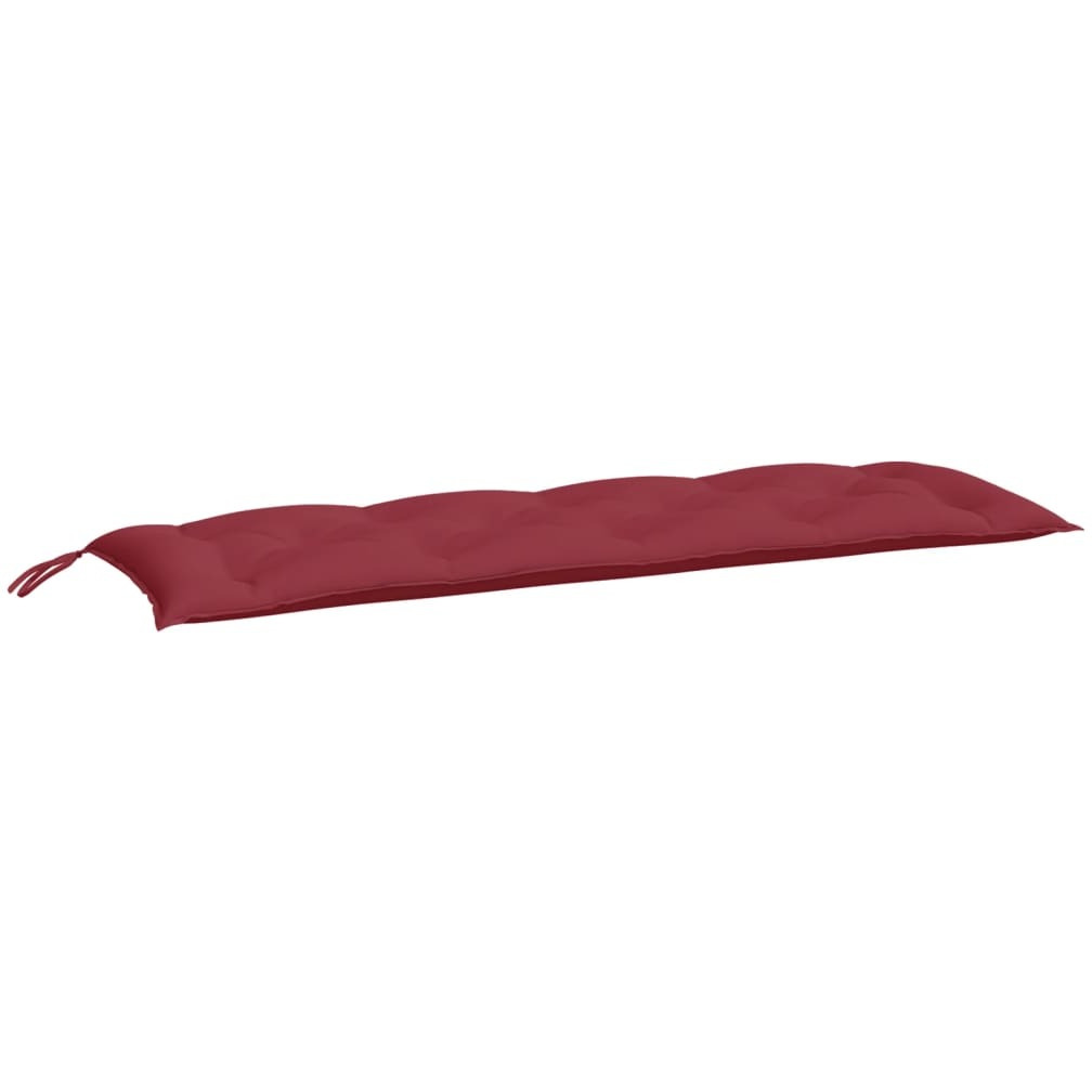 vidaXL Garden Bench Cushions 2 pcs Wine Red 59.1x19.7x2.8 Oxford Fabric