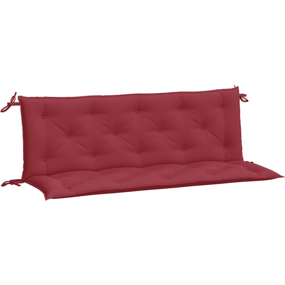 vidaXL Garden Bench Cushions 2 pcs Wine Red 59.1x19.7x2.8 Oxford Fabric